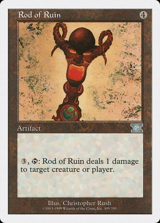 Rod of Ruin [Classic Sixth Edition] | Fandemonia Ltd