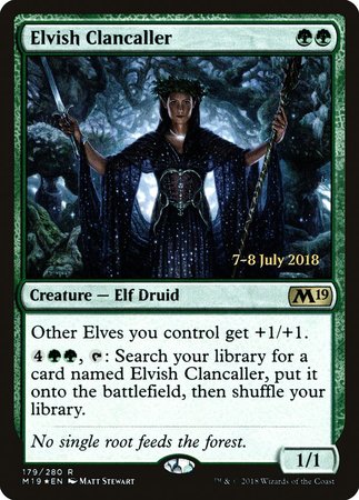 Elvish Clancaller [Core Set 2019 Promos] | Fandemonia Ltd