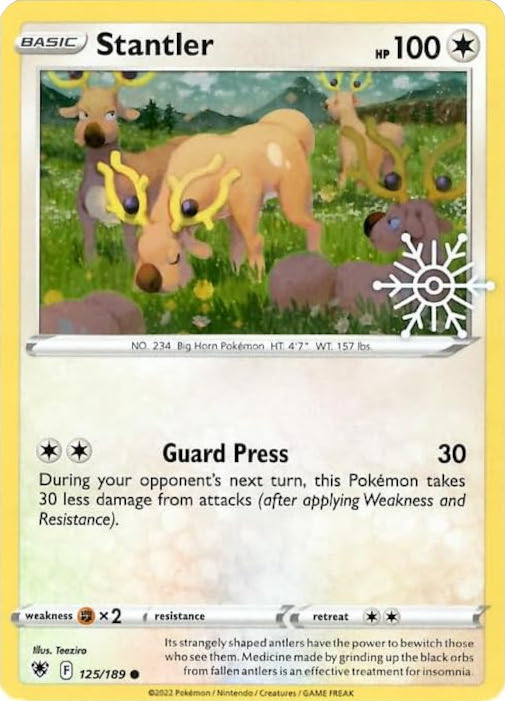 Stantler (125/189) (Holiday Calendar) [Sword & Shield: Astral Radiance] | Fandemonia Ltd