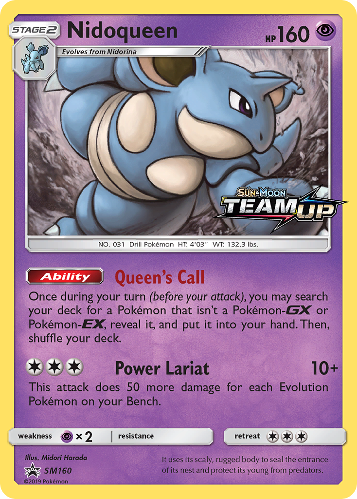 Nidoqueen (SM160) [Sun & Moon: Black Star Promos] | Fandemonia Ltd