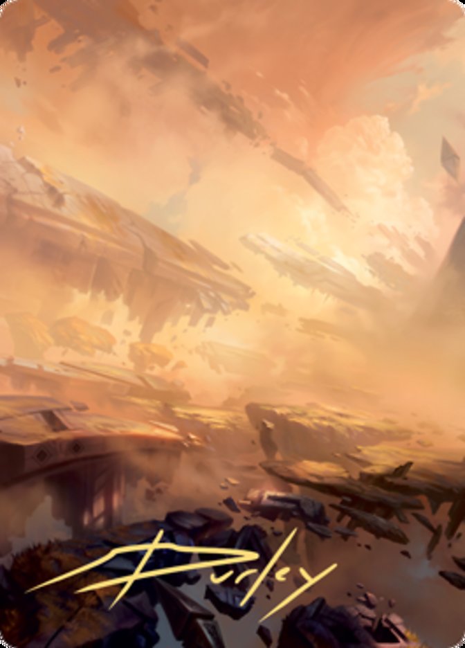 Plains 1 Art Card (Gold-Stamped Signature) [Zendikar Rising Art Series] | Fandemonia Ltd