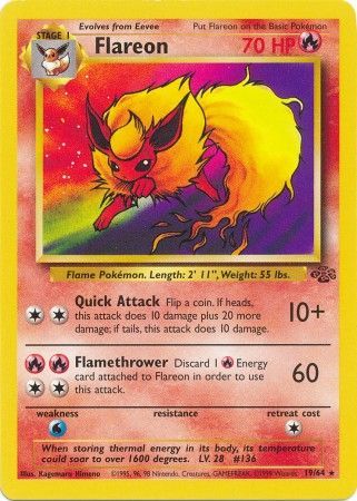 Flareon (19/64) [Jungle Unlimited] | Fandemonia Ltd