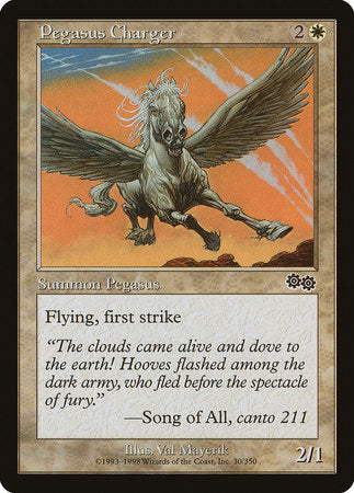 Pegasus Charger [Urza's Saga] | Fandemonia Ltd