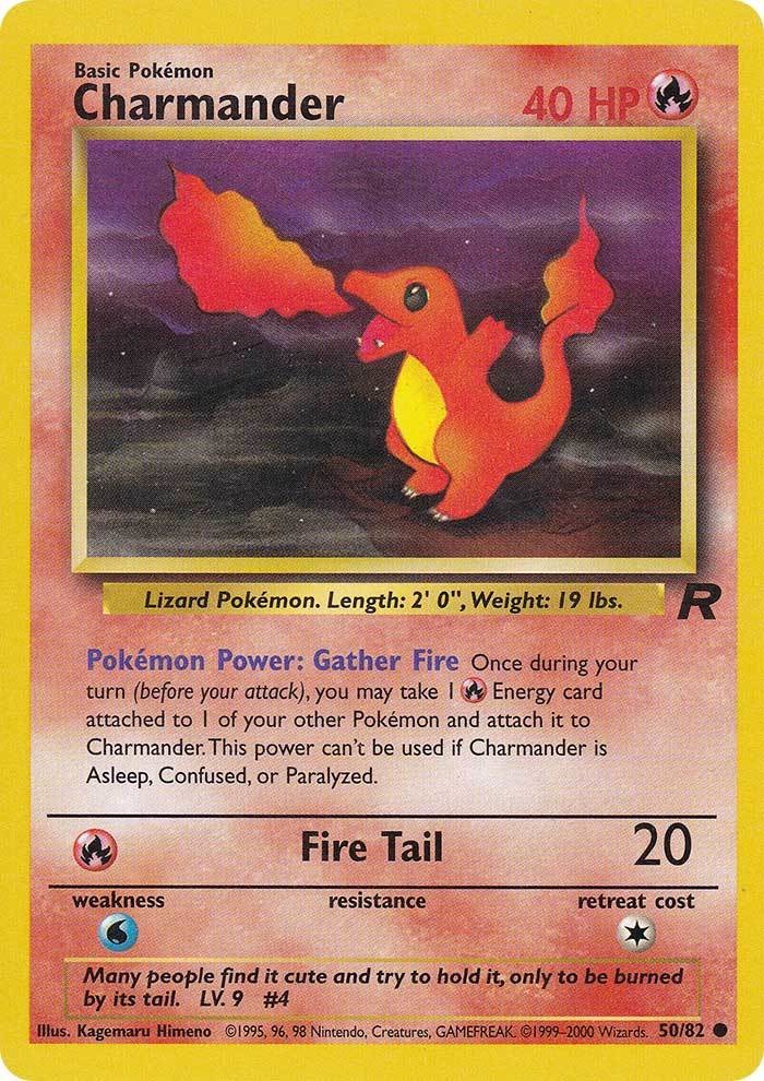 Charmander (50/82) [Team Rocket Unlimited] | Fandemonia Ltd