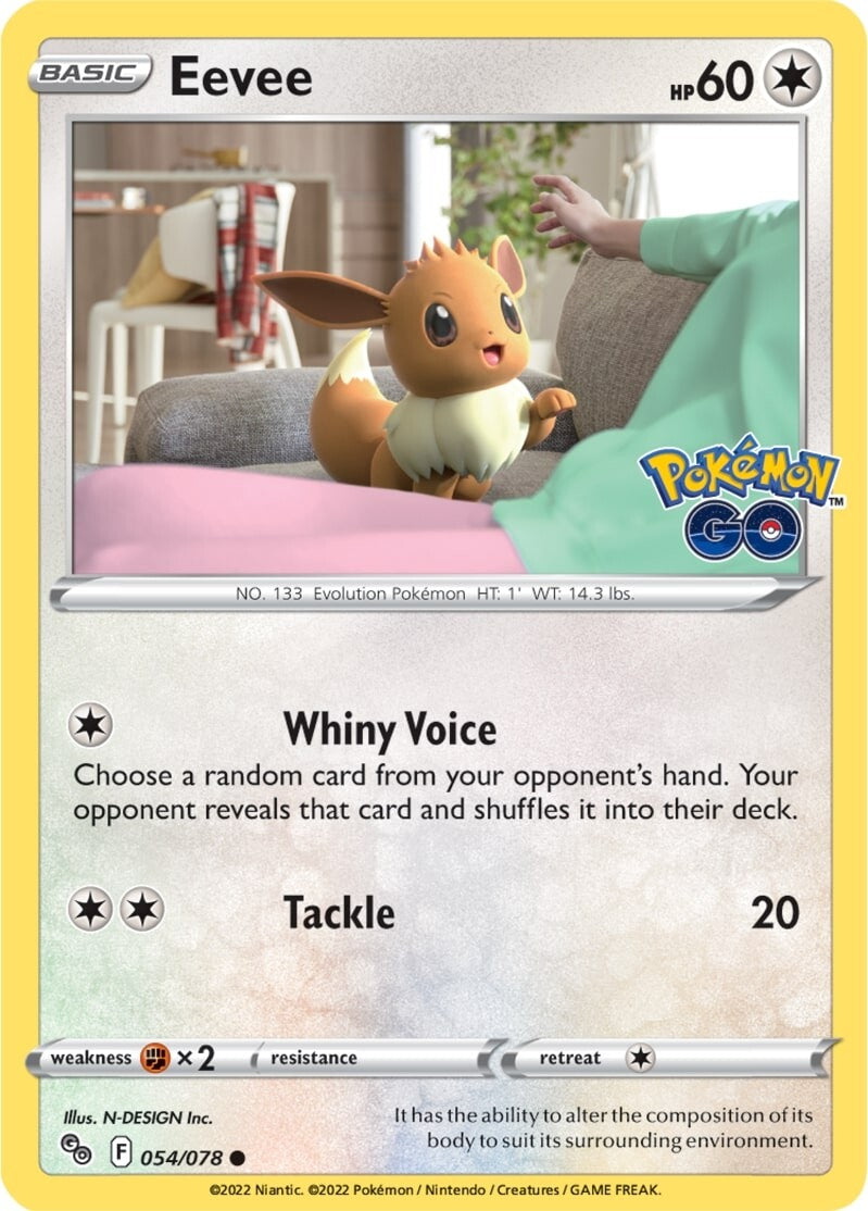 Eevee (054/078) [Pokémon GO] | Fandemonia Ltd