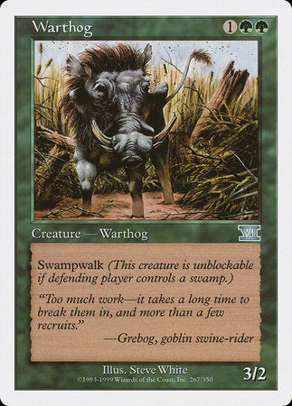Warthog [Classic Sixth Edition] | Fandemonia Ltd