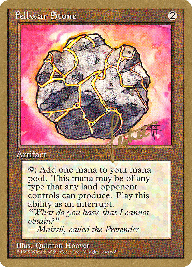Fellwar Stone (Bertrand Lestree) [Pro Tour Collector Set] | Fandemonia Ltd