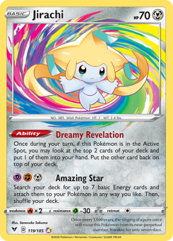 Jirachi (119/185) [Sword & Shield: Vivid Voltage] | Fandemonia Ltd