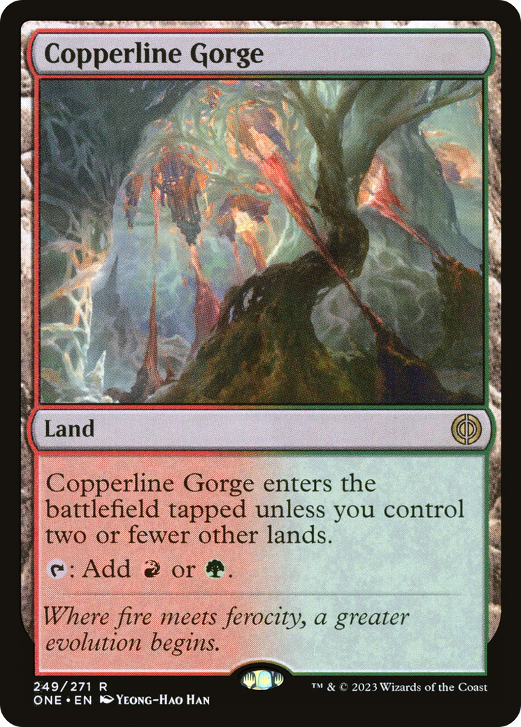 Copperline Gorge [Phyrexia: All Will Be One] | Fandemonia Ltd