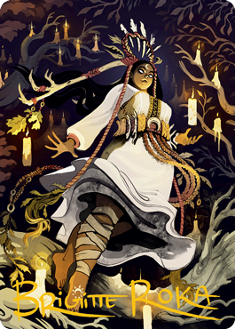 Candlegrove Witch 2 Art Card (Gold-Stamped Signature) [Innistrad: Midnight Hunt Art Series] | Fandemonia Ltd