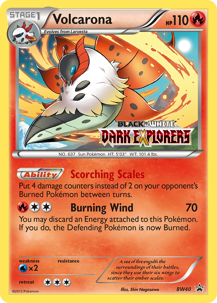 Volcarona (BW40) [Black & White: Black Star Promos] | Fandemonia Ltd