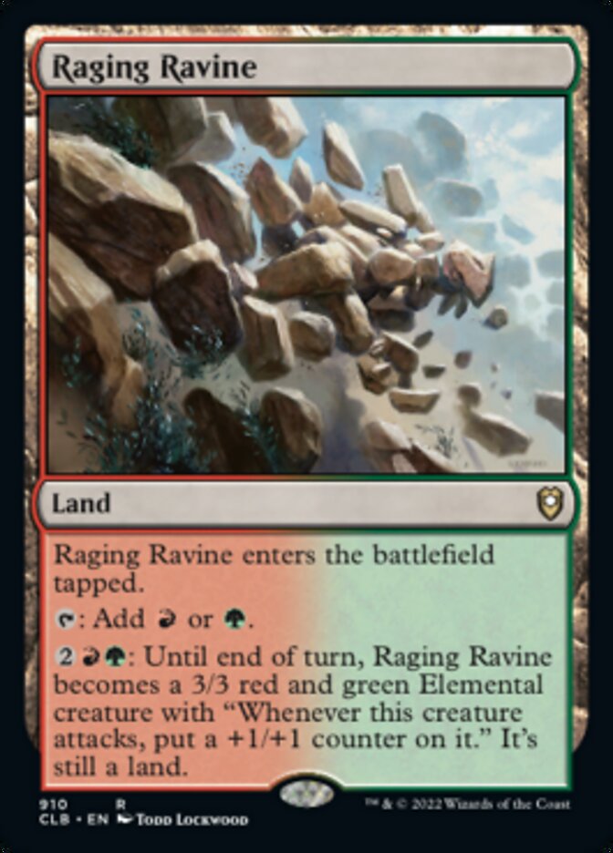 Raging Ravine [Commander Legends: Battle for Baldur's Gate] | Fandemonia Ltd