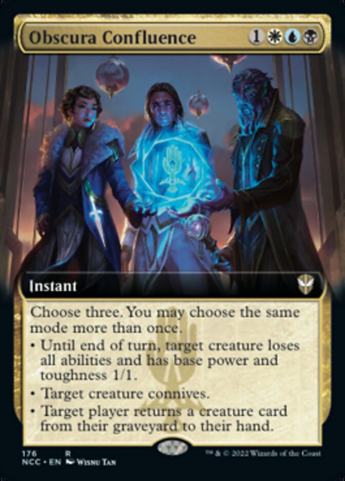 Obscura Confluence (Extended Art) [Streets of New Capenna Commander] | Fandemonia Ltd