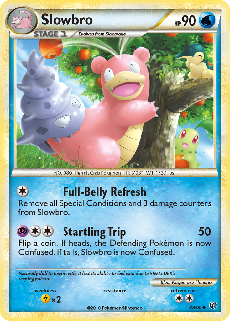 Slowbro (38/90) [HeartGold & SoulSilver: Undaunted] | Fandemonia Ltd