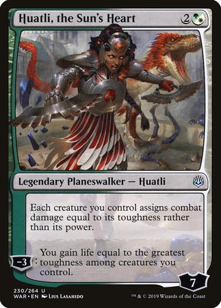 Huatli, the Sun's Heart [War of the Spark] | Fandemonia Ltd
