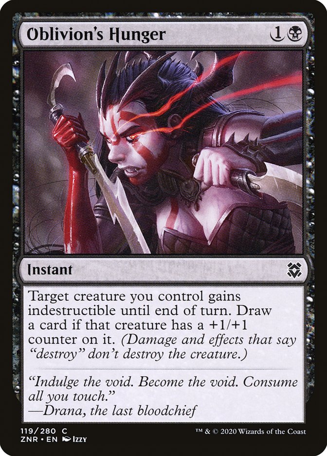 Oblivion's Hunger [Zendikar Rising] | Fandemonia Ltd