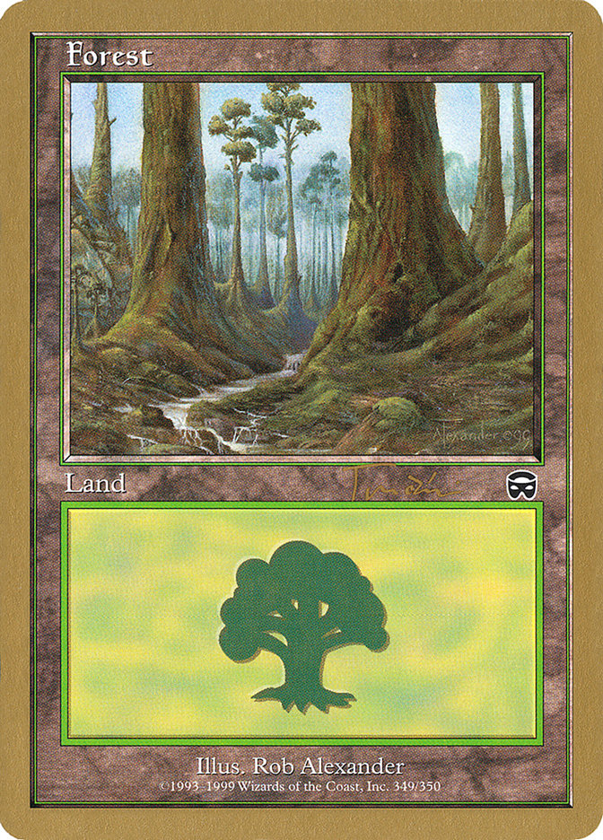 Forest (jt349) (Jan Tomcani) [World Championship Decks 2001] | Fandemonia Ltd