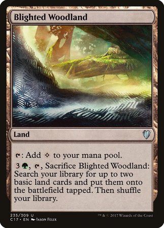 Blighted Woodland [Commander 2017] | Fandemonia Ltd