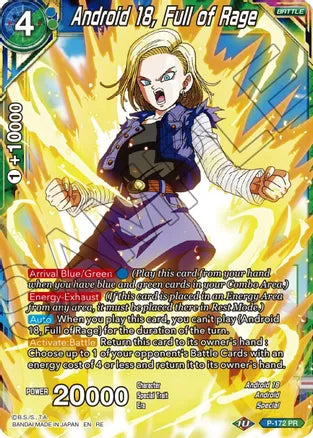 Android 18, Full of Rage [P-172] | Fandemonia Ltd