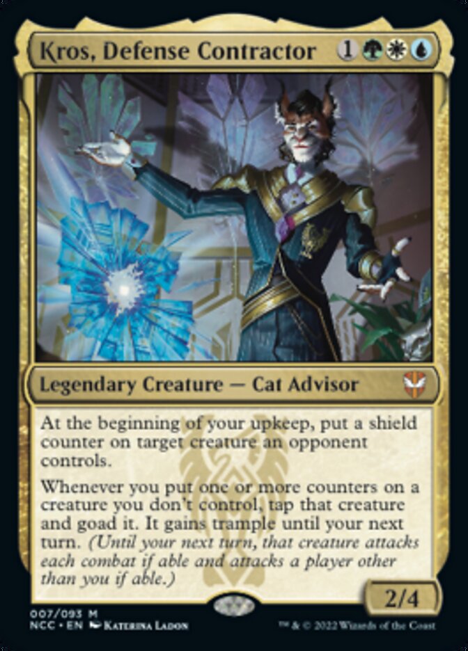Kros, Defense Contractor [Streets of New Capenna Commander] | Fandemonia Ltd