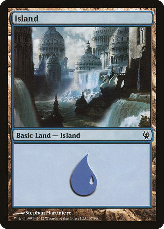 Island (37) [Duel Decks: Izzet vs. Golgari] | Fandemonia Ltd