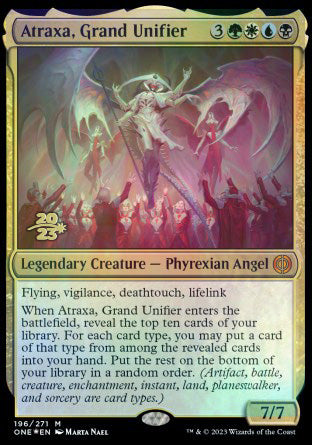 Atraxa, Grand Unifier [Phyrexia: All Will Be One Prerelease Promos] | Fandemonia Ltd