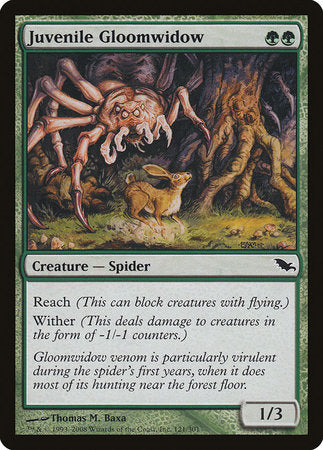 Juvenile Gloomwidow [Shadowmoor] | Fandemonia Ltd