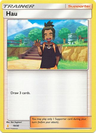 Hau (19/30) [Sun & Moon: Trainer Kit - Alolan Raichu] | Fandemonia Ltd