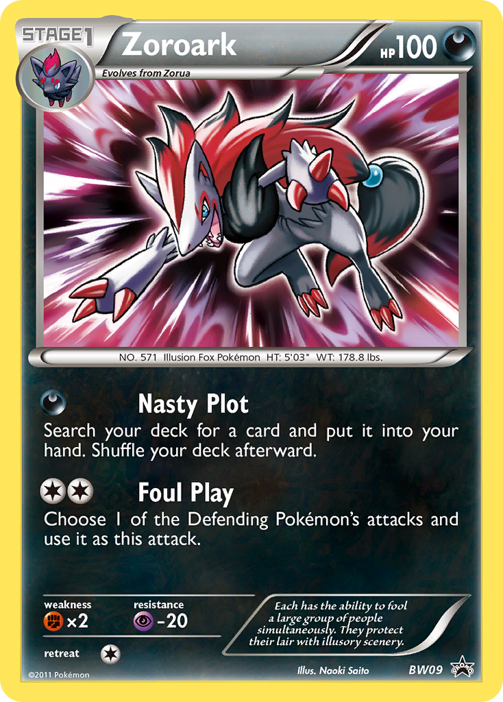 Zoroark (BW09) [Black & White: Black Star Promos] | Fandemonia Ltd