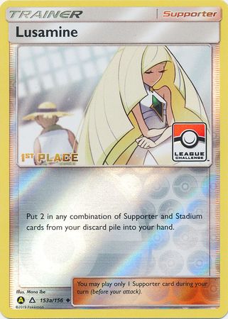 Lusamine (153a/156) (League Challenge Alt Art 1st Place) [Sun & Moon: Ultra Prism] | Fandemonia Ltd