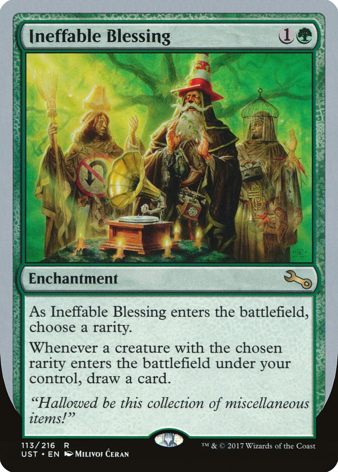 Ineffable Blessing ("choose a rarity") [Unstable] | Fandemonia Ltd