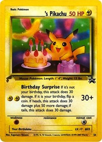 Pikachu (24) (Birthday) [Pikachu World Collection Promos] | Fandemonia Ltd