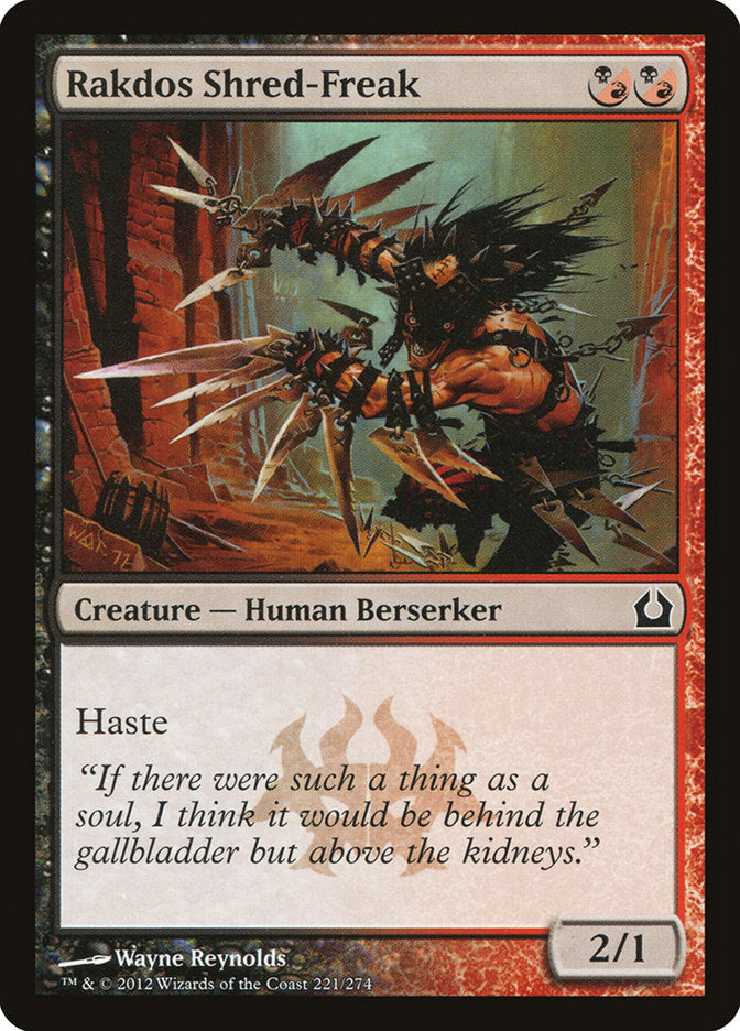 Rakdos Shred-Freak [Return to Ravnica] | Fandemonia Ltd