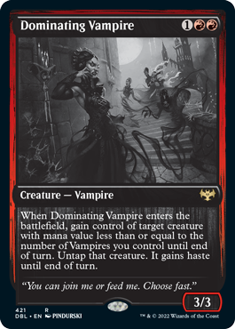 Dominating Vampire [Innistrad: Double Feature] | Fandemonia Ltd