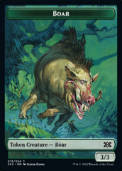 Boar // Spirit Double-sided Token [Double Masters 2022 Tokens] | Fandemonia Ltd