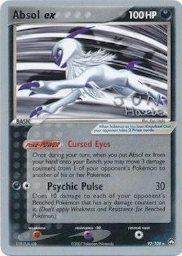 Absol ex (92/108) (Flyvees - Jun Hasebe) [World Championships 2007] | Fandemonia Ltd