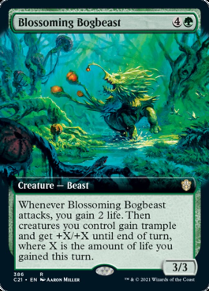 Blossoming Bogbeast (Extended) [Commander 2021] | Fandemonia Ltd