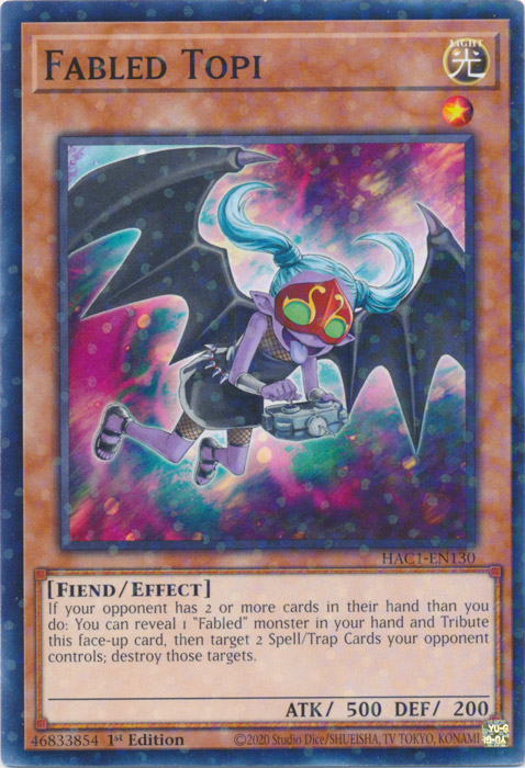 Fabled Topi (Duel Terminal) [HAC1-EN130] Common | Fandemonia Ltd