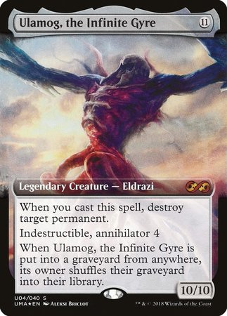 Ulamog, the Infinite Gyre [Ultimate Box Topper] | Fandemonia Ltd