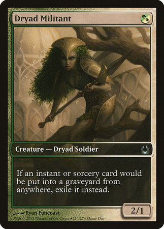 Dryad Militant [Return to Ravnica Promos] | Fandemonia Ltd