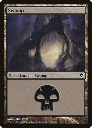 Swamp (238a) [Zendikar] | Fandemonia Ltd