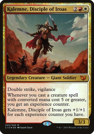 Kalemne, Disciple of Iroas (Oversized) [Commander 2015 Oversized] | Fandemonia Ltd