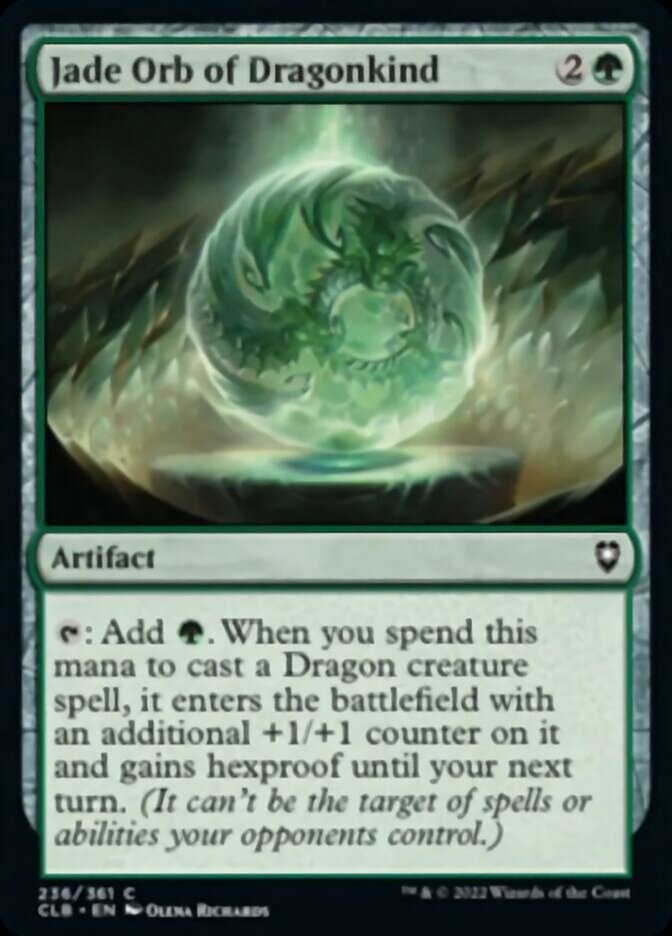 Jade Orb of Dragonkind [Commander Legends: Battle for Baldur's Gate] | Fandemonia Ltd