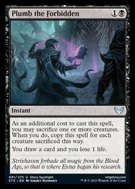 Plumb the Forbidden [Strixhaven: School of Mages] | Fandemonia Ltd