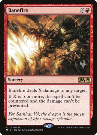 Banefire [Core Set 2019 Promos] | Fandemonia Ltd