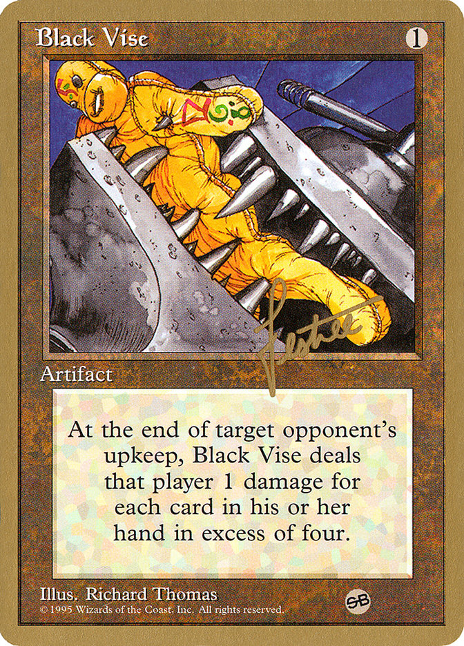 Black Vise (Bertrand Lestree) (SB) [Pro Tour Collector Set] | Fandemonia Ltd