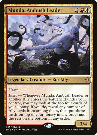 Munda, Ambush Leader [Battle for Zendikar] | Fandemonia Ltd