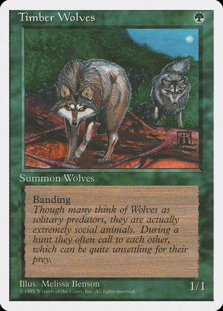 Timber Wolves [Fourth Edition] | Fandemonia Ltd