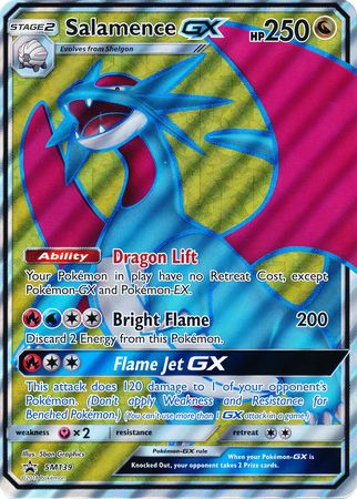 Salamence GX (SM139) (Jumbo Card) [Sun & Moon: Black Star Promos] | Fandemonia Ltd