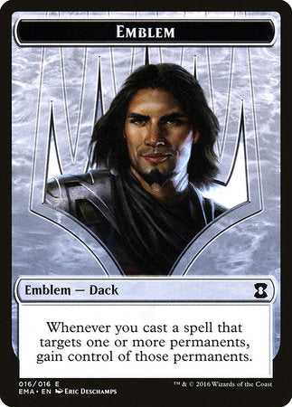 Emblem - Dack Fayden [Eternal Masters Tokens] | Fandemonia Ltd